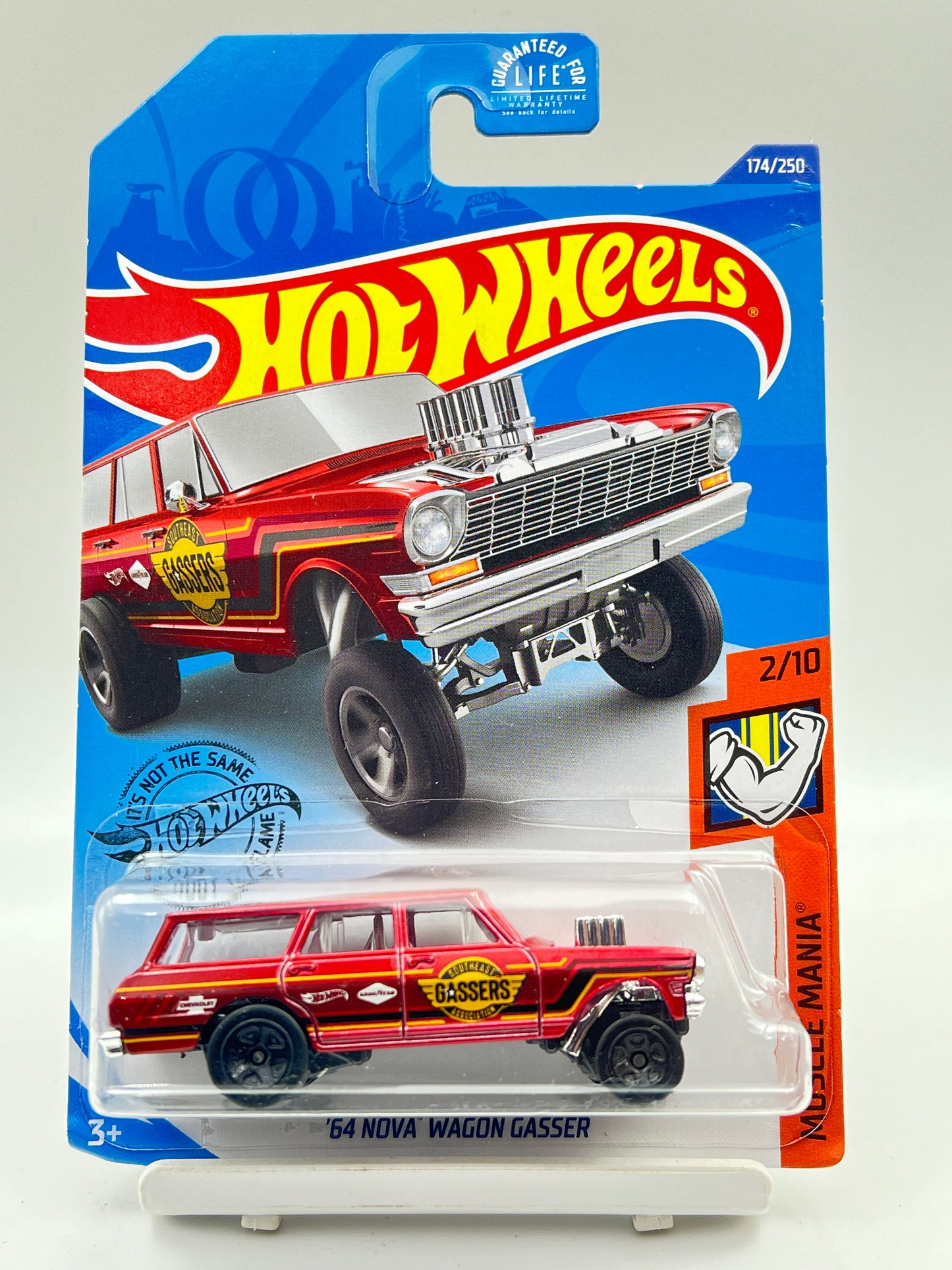 IMPORTED - HOT WHEELS -  64 NOVA WAGON GASSER - 3E