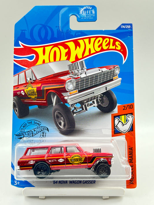 IMPORTED - HOT WHEELS -  64 NOVA WAGON GASSER - 3E