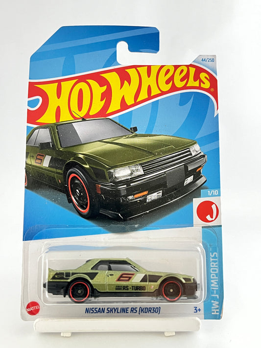 NISSAN SKYLINE RS (KDR30) - GREEN-  4C - Its Fun- Hot wheels - matchbox - diecast