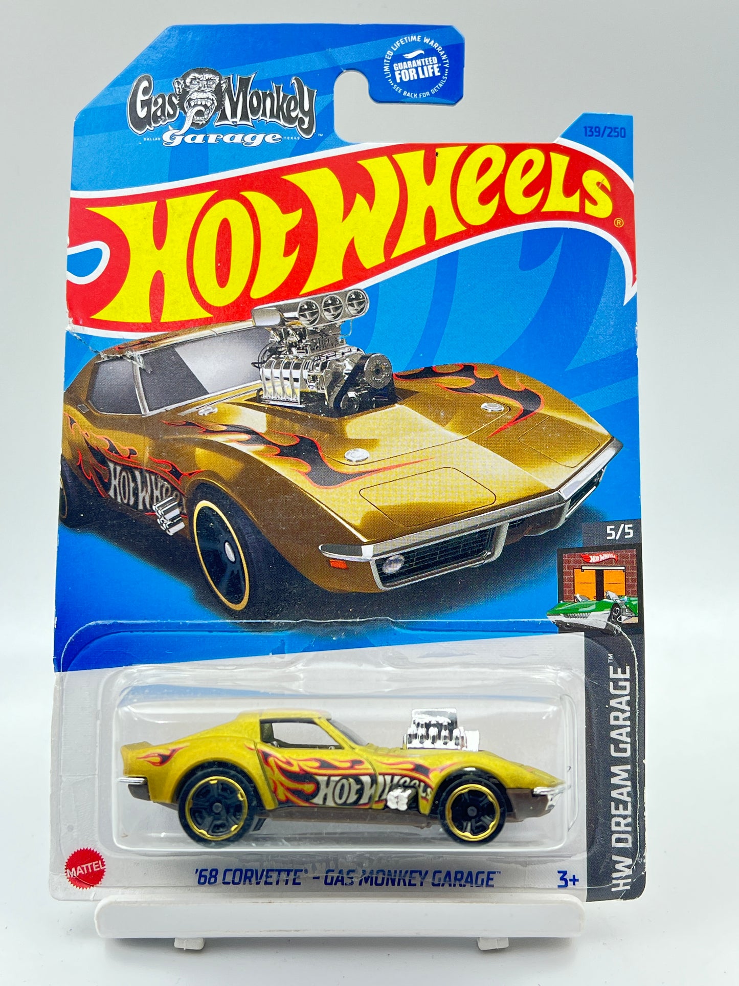 IMPORTED - HOT WHEELS -  68 CORVETTE GAS MONKEY GARAGE - 1H