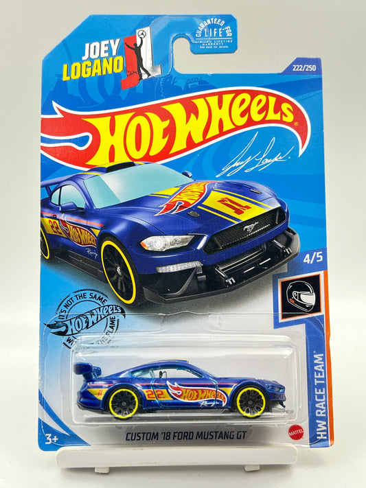 IMPORTED - HOT WHEELS -  CUSTOM 18 FORD MUSTANG GT - 1H
