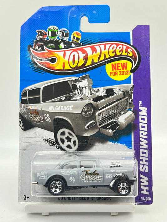 IMPORTED - HOT WHEELS -  55 CHEVY BEL AIR GASSER - GREY - 1H