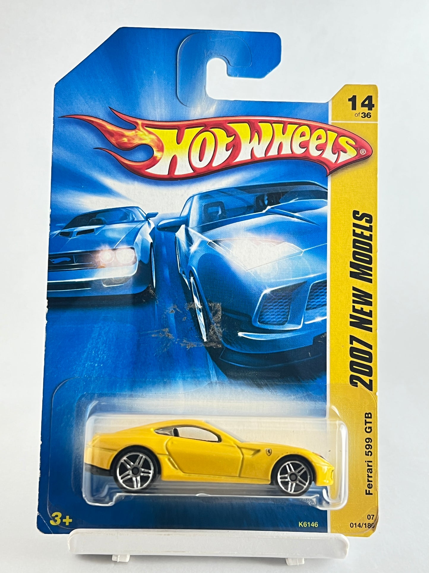 FERRARI 599 GTB - YELLOW - ZX1 - Its Fun- Hot wheels - matchbox - diecast