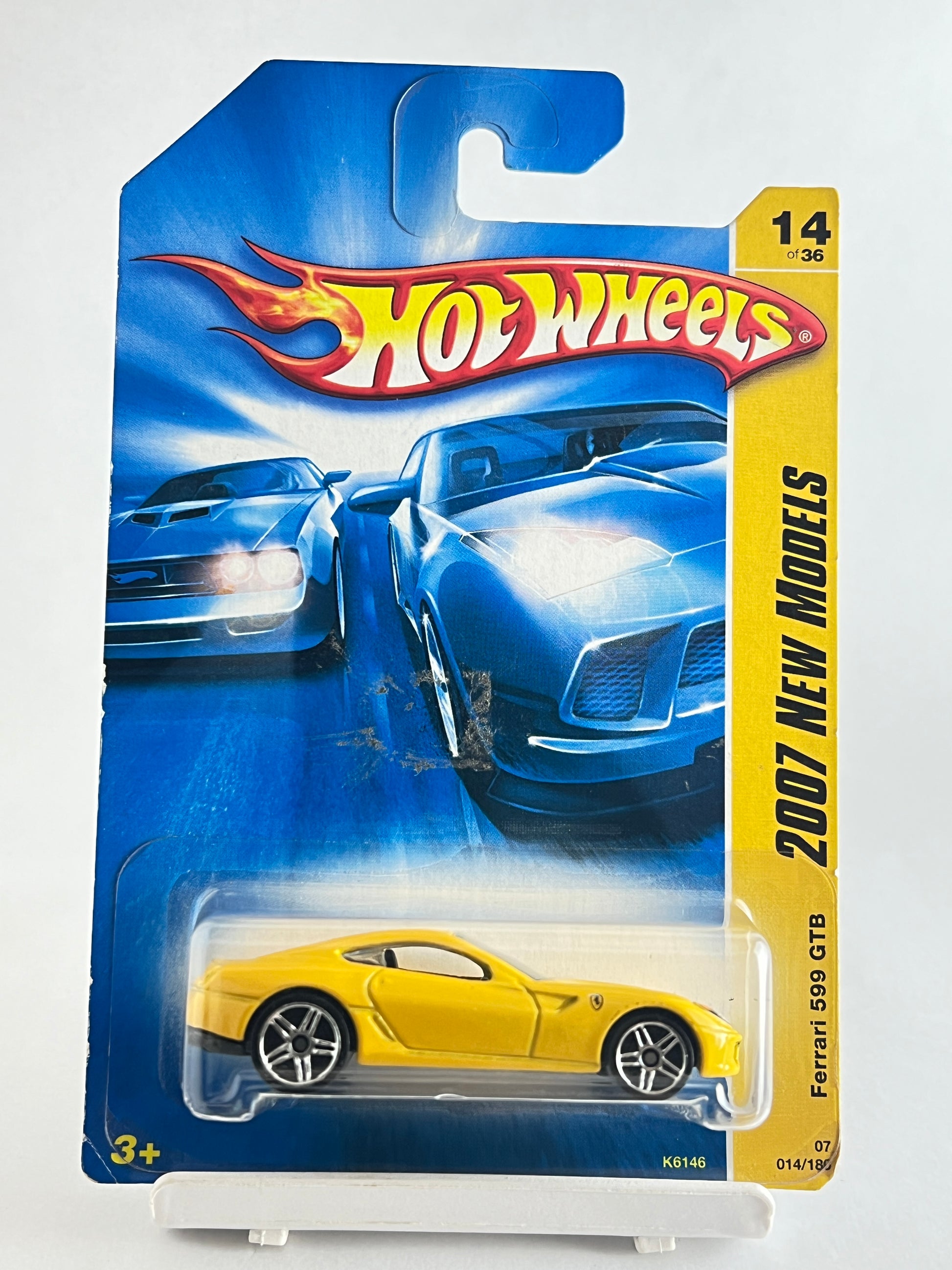 FERRARI 599 GTB - YELLOW - ZX1 - Its Fun- Hot wheels - matchbox - diecast
