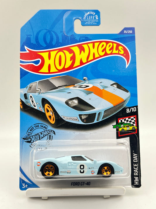 IMPORTED - HOT WHEELS -  FORD GT40 - GULF - 3E