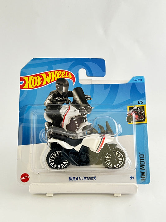 DUCATI DESERTX - SHORT CARD - 1A - Its Fun- Hot wheels - matchbox - diecast