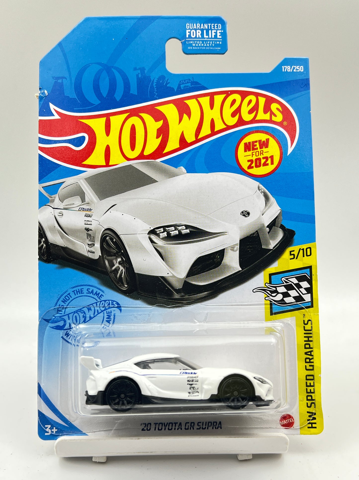 IMPORTED - HOT WHEELS -  ( CARD AS IN PIC ) - 20 TOYOTA GR SUPRA - 2E