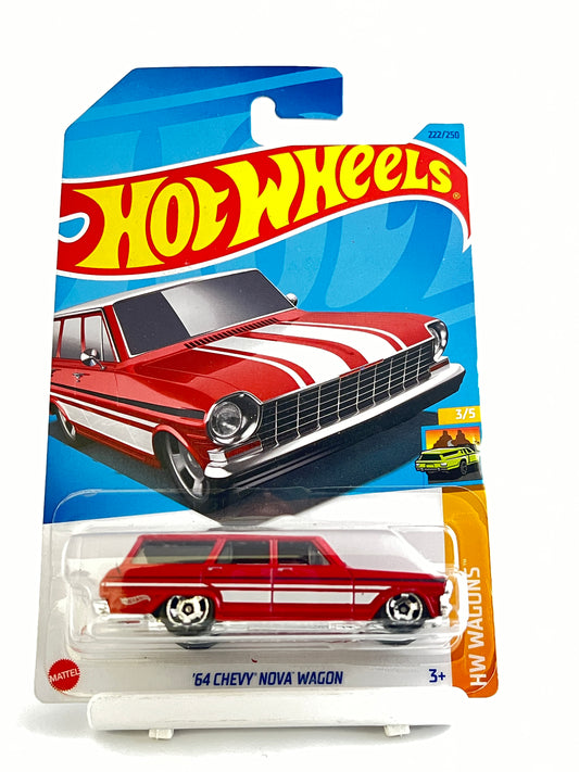 64 CHEVY NOVA WAGON - 4D - Its Fun- Hot wheels - matchbox - diecast