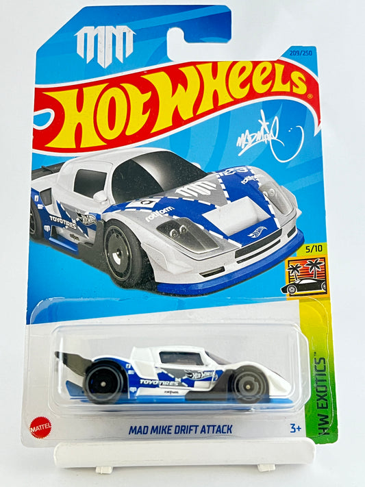 MAD MIKE DRIFT ATTACK - BLISTER CRACK - Its Fun- Hot wheels - matchbox - diecast