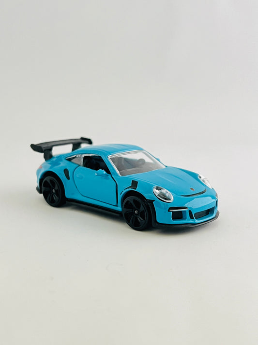 UNCARDED - MAJORETTE PORSCHE 911 GTR RS - BLUE - Its Fun- Hot wheels - matchbox - diecast