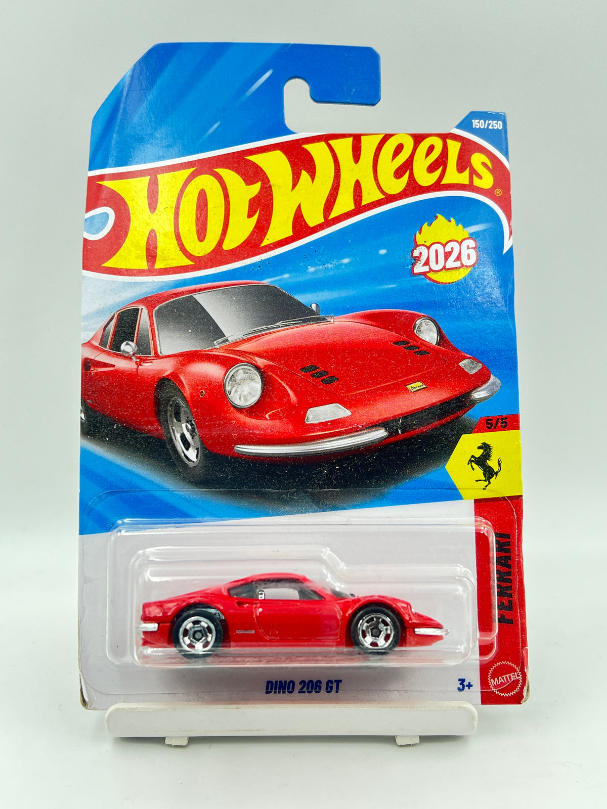 CREASED / SOFT CORNERS - HOT WHEELS - FERRARI DINO 206 GT - 4A