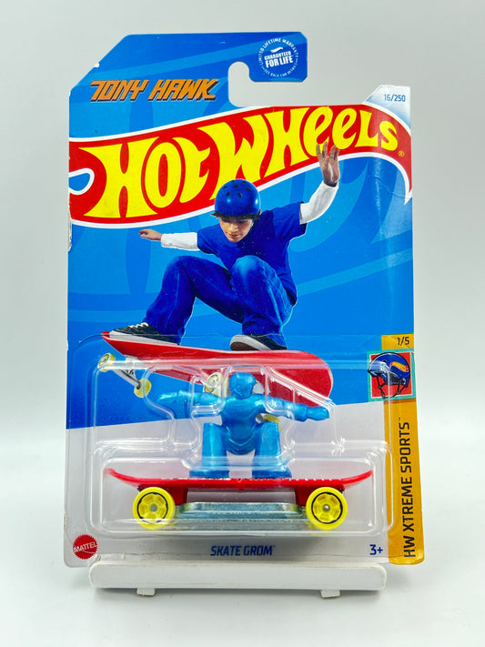 SOFT CORNERS - IMPORTED - HOT WHEELS -  SKATE GROM - RED - ZX2
