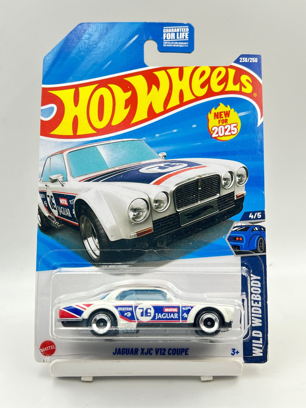 CREASED CARD - IMPORTED - HOT WHEELS - JAGUAR XJC V12 COUPE - 6A