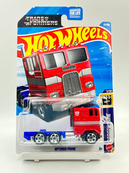 SOFT CORNERS / BLISTER SQUEEZE - IMPORTED - HOT WHEELS -  OPTIMUS PRIME - 6A