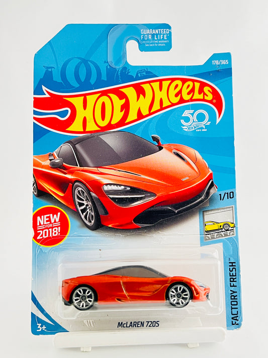 MCLAREN 720S - SMALL BLISTER CRACK AT BOTTOM - 5D - Its Fun- Hot wheels - matchbox - diecast