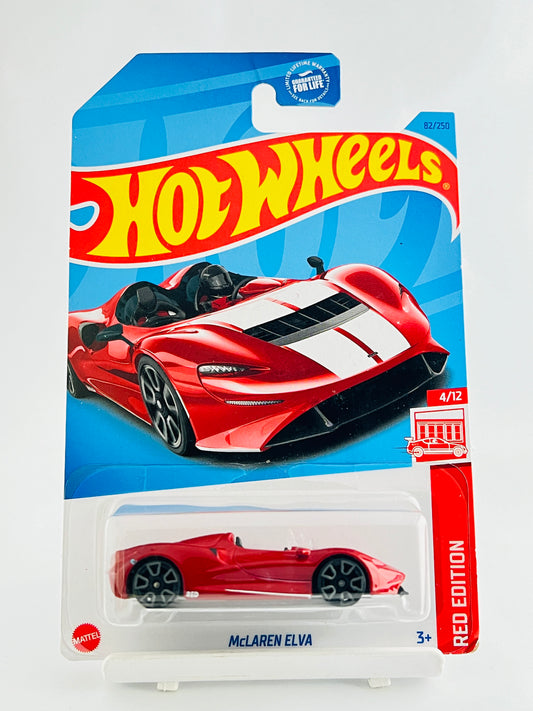MCLAREN ELVA - RED - 4A - Its Fun- Hot wheels - matchbox - diecast