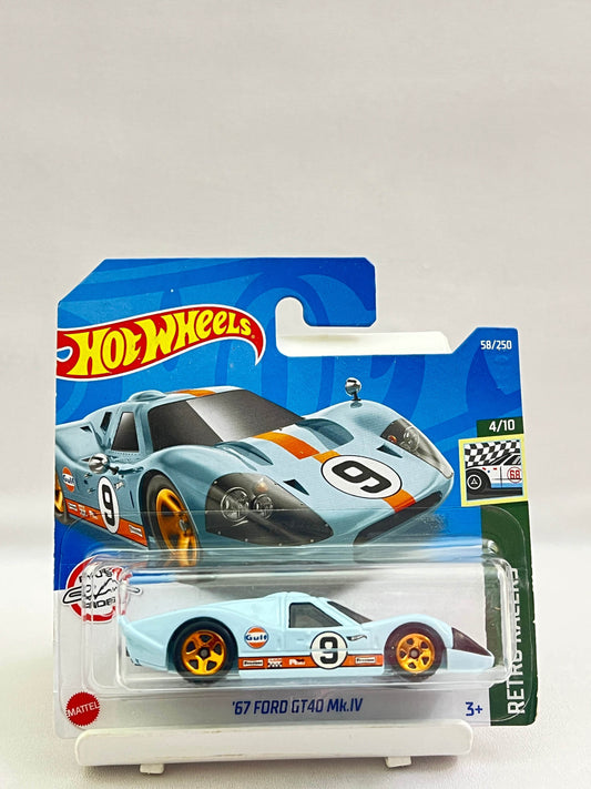 HOT WHEELS - GULF - 67 FORD GT40 MKIV - 2C - Its Fun