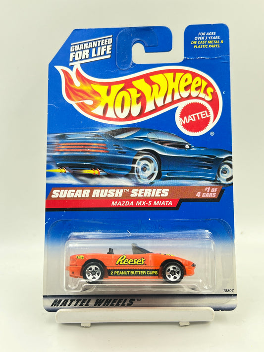 IMPORTED - HOT WHEELS -  FULL METAL - MAZDA MX-5 MIATA - ORANGE - 7A
