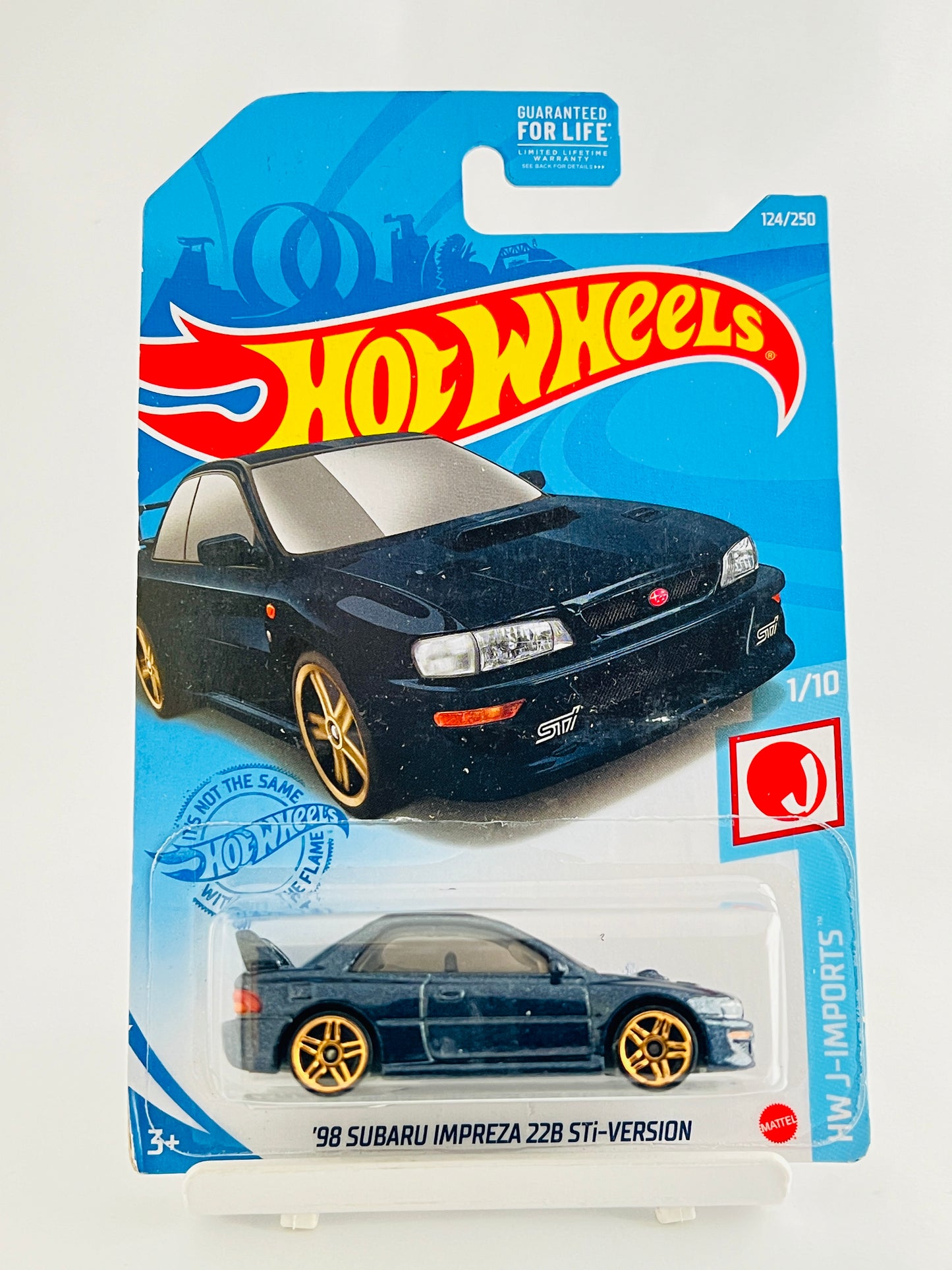 98 SUBARU IMPREZA 22B STi-VERSION - DARK BLUE - 4B - Its Fun- Hot wheels - matchbox - diecast