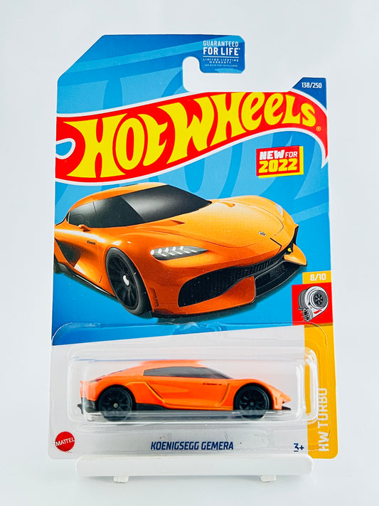 KOENIGSEGG GEMERA - ORANGE - 4A - Its Fun- Hot wheels - matchbox - diecast