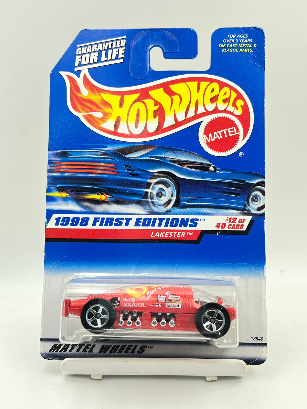 IMPORTED - HOT WHEELS -  LAKESTER - RED - 6E