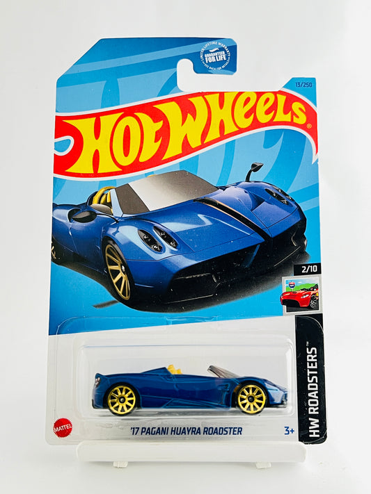 17 PAGANI HUAYRA ROADSTER - BLUE - 4A - Its Fun- Hot wheels - matchbox - diecast