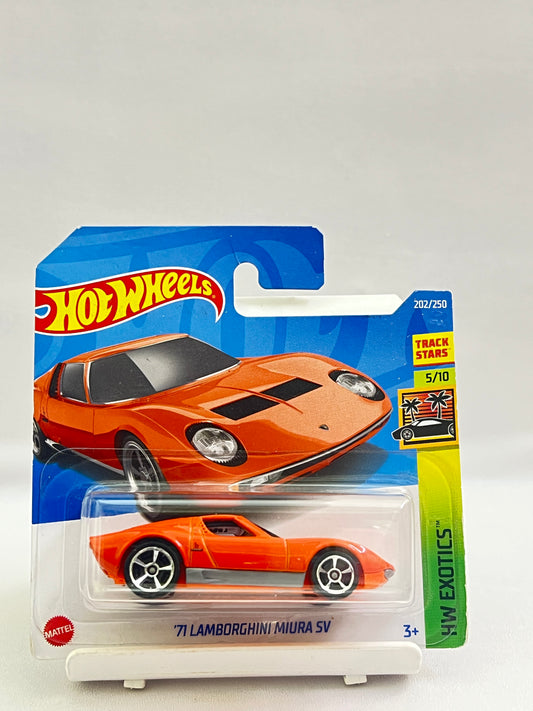 HOT WHEELS - 71 LAMBORGHINI MIURA SV - ORANGE - 3E