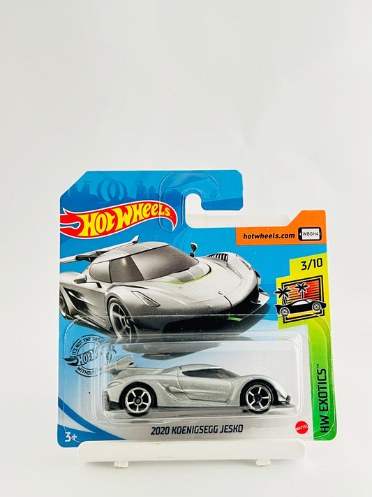 2020 KOENIGSEGG JESKO - GREY -SHORT CARD - 1A - Its Fun- Hot wheels - matchbox - diecast