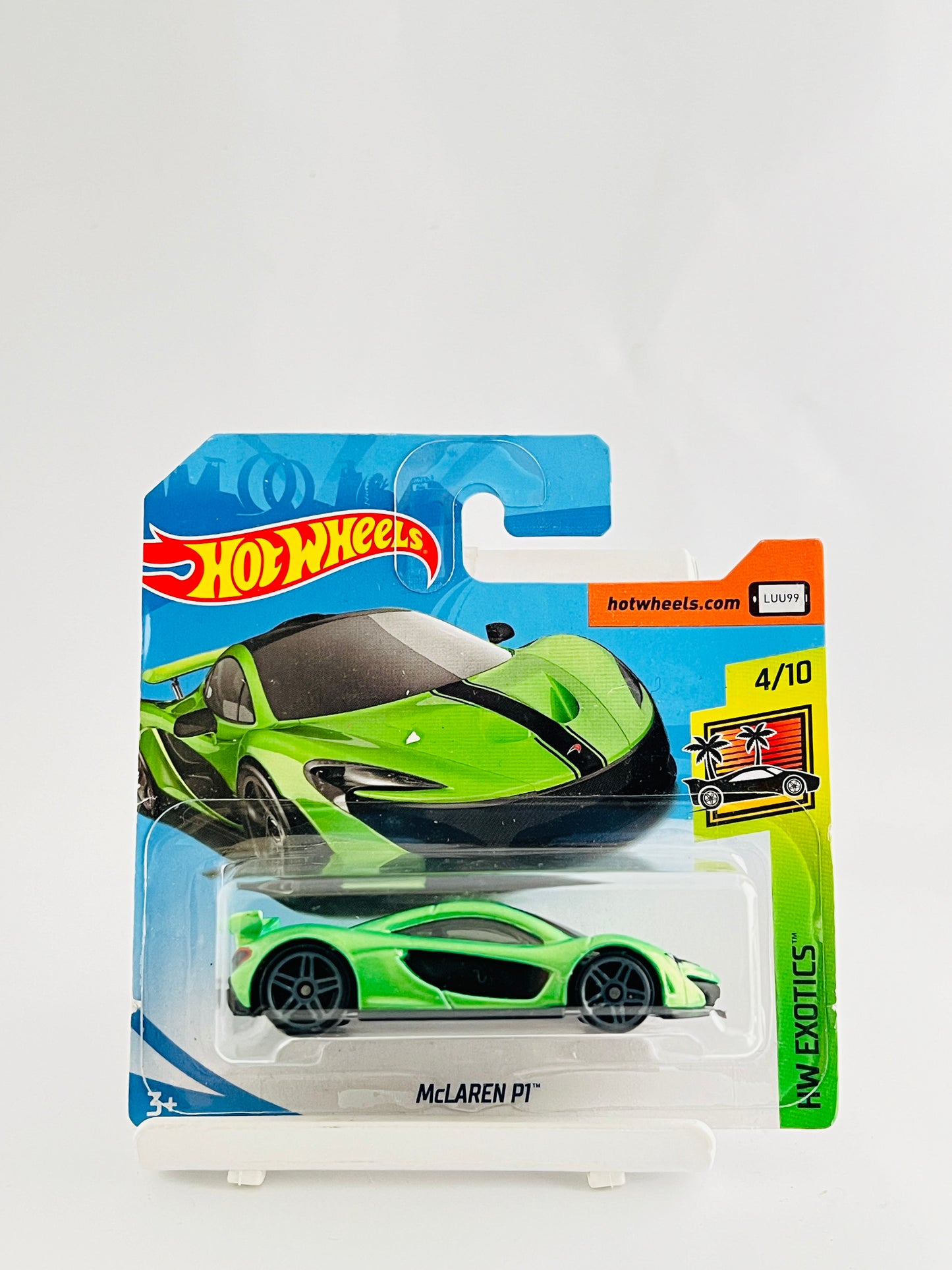 MCLAREN P1 - GREEN - SHORT CARD - 1A - Its Fun- Hot wheels - matchbox - diecast