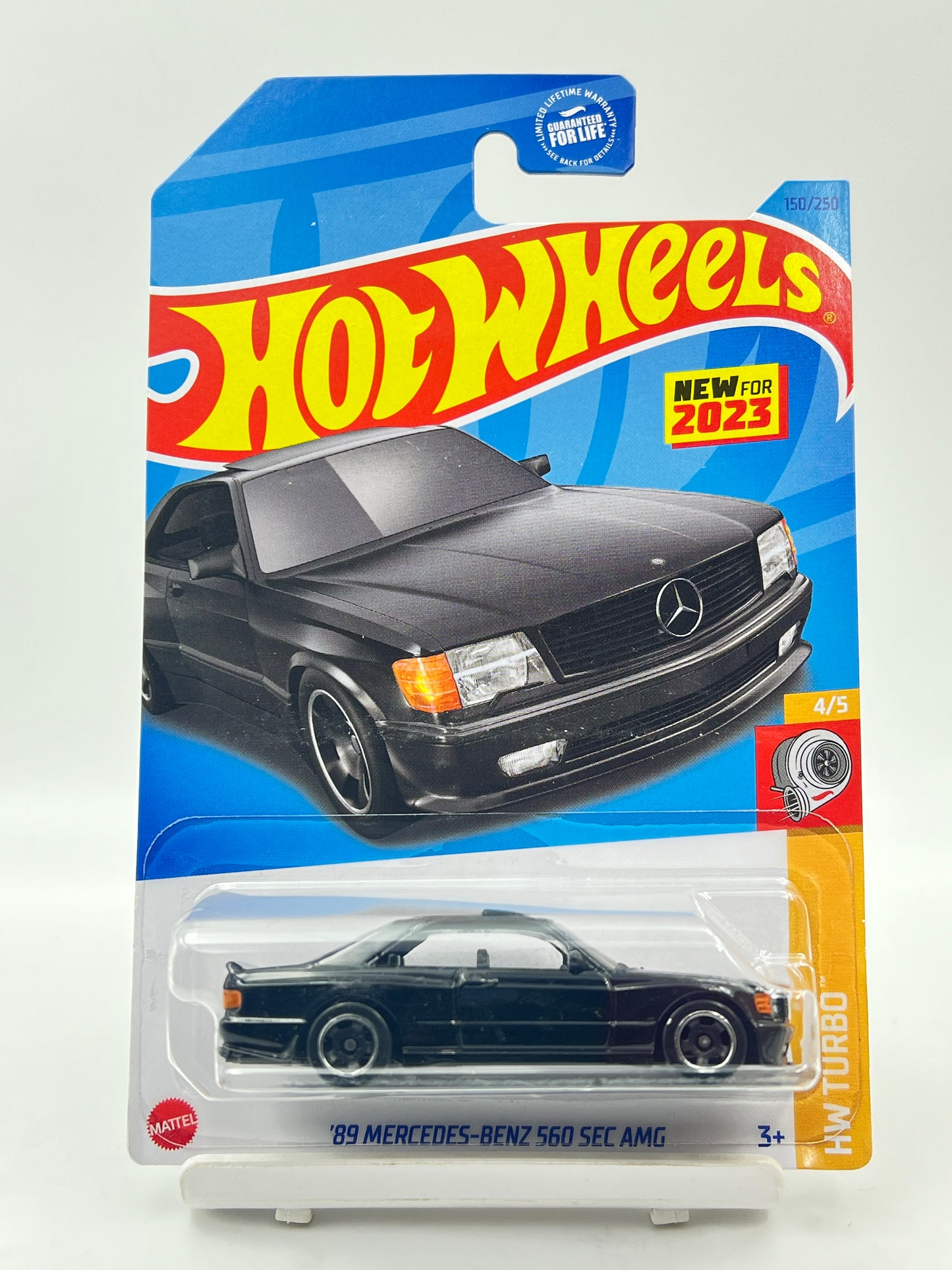 2023 VERSION - IMPORTED - HOT WHEELS -  89 MERCEDES BENZ 560 SEC AMG - 6E
