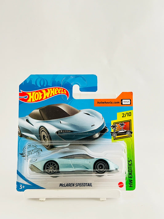 MCLAREN SPEEDTAIL - SHORT CARD - 1A - Its Fun- Hot wheels - matchbox - diecast