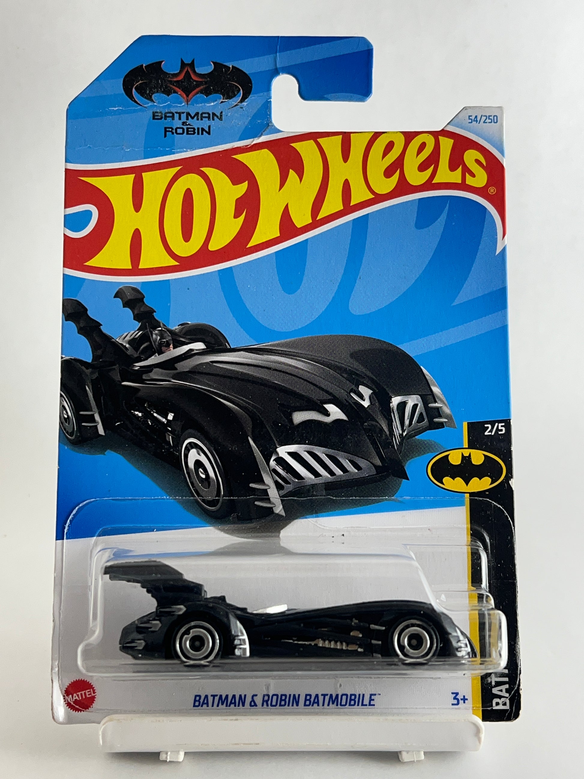 BATMAN AND ROBIN BATMOBILE - BLACK - 1A - Its Fun- Hot wheels - matchbox - diecast