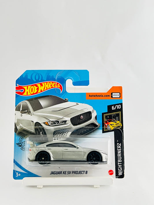 JAGUAR XE SV PROJECT 8 -SHORT CARD - 1A - Its Fun- Hot wheels - matchbox - diecast