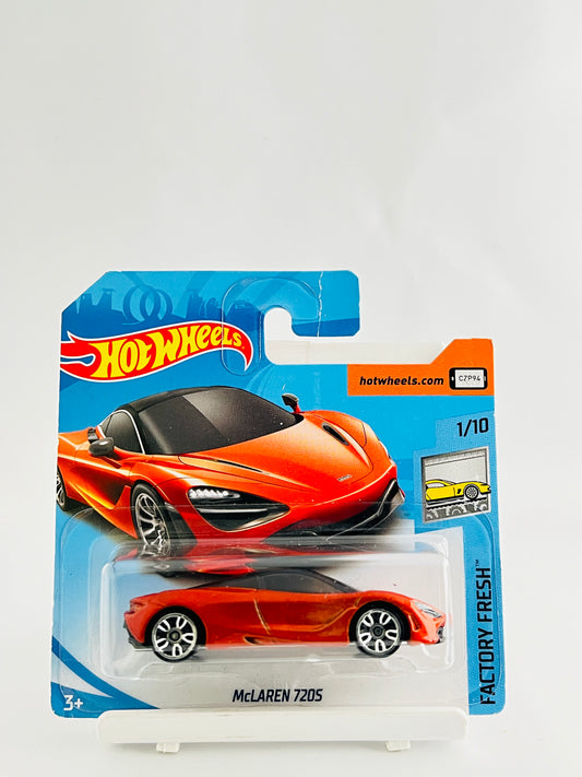 MCLAREN 720S - SHORT CARD - 1A - Its Fun- Hot wheels - matchbox - diecast