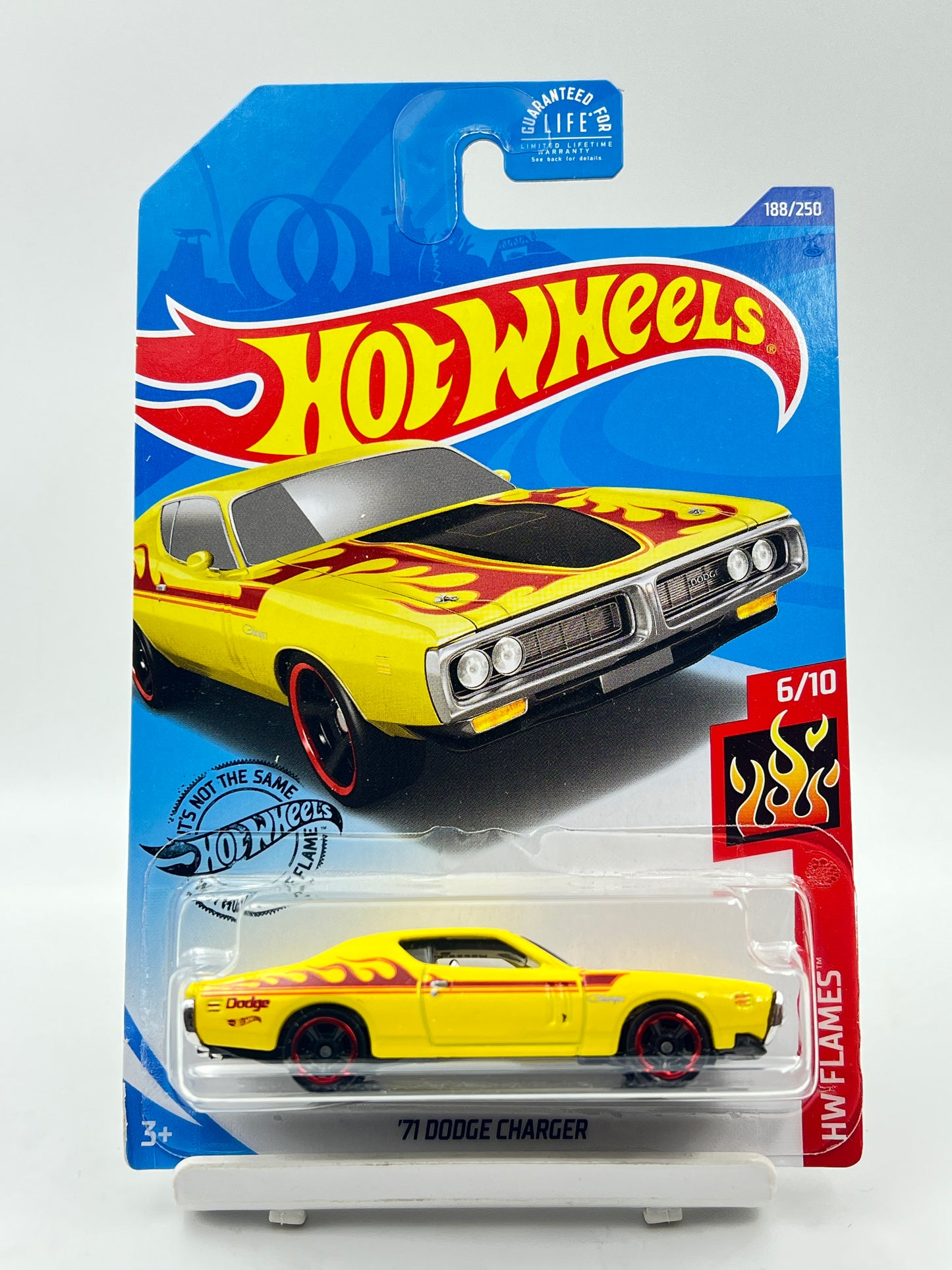 IMPORTED - HOT WHEELS -  71 DODGE CHARGER - YELLOW - 7A