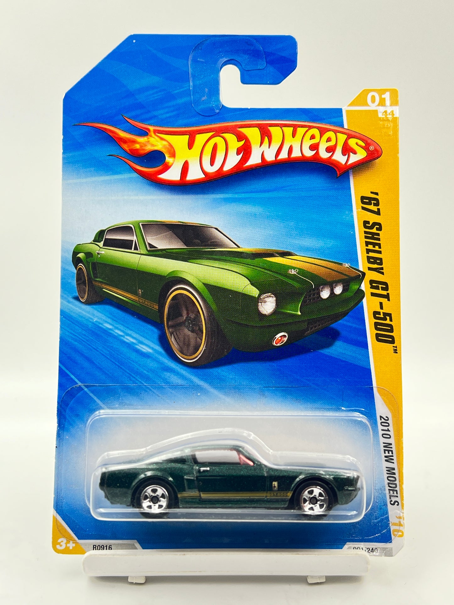 IMPORTED - HOT WHEELS -  GLISTTERING GREEN - 67 SHELBY GT-500 - 7B