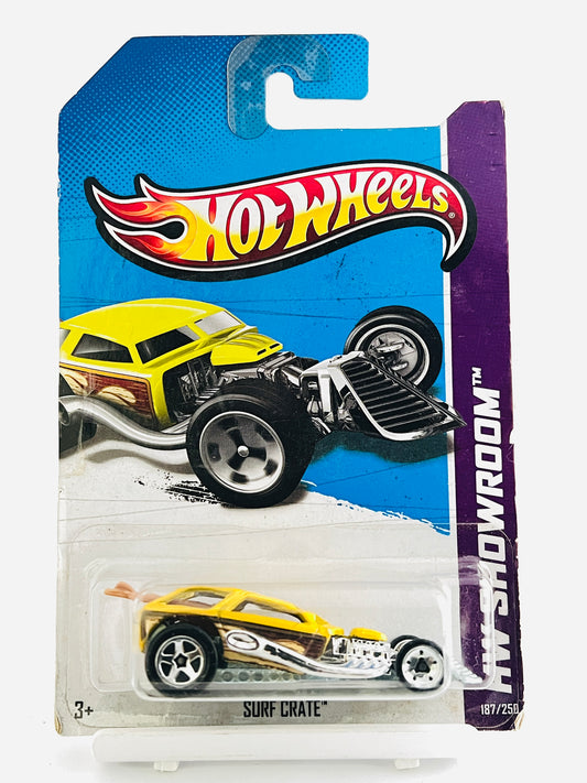 SURF CRATE - YELLOW - 1C - Its Fun- Hot wheels - matchbox - diecast