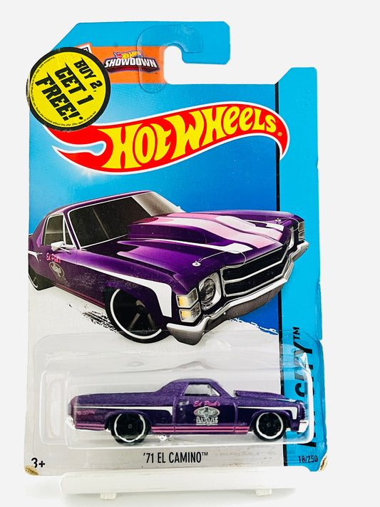 71 EL CAMINO - SOFT CORNERS -3C - Its Fun- Hot wheels - matchbox - diecast