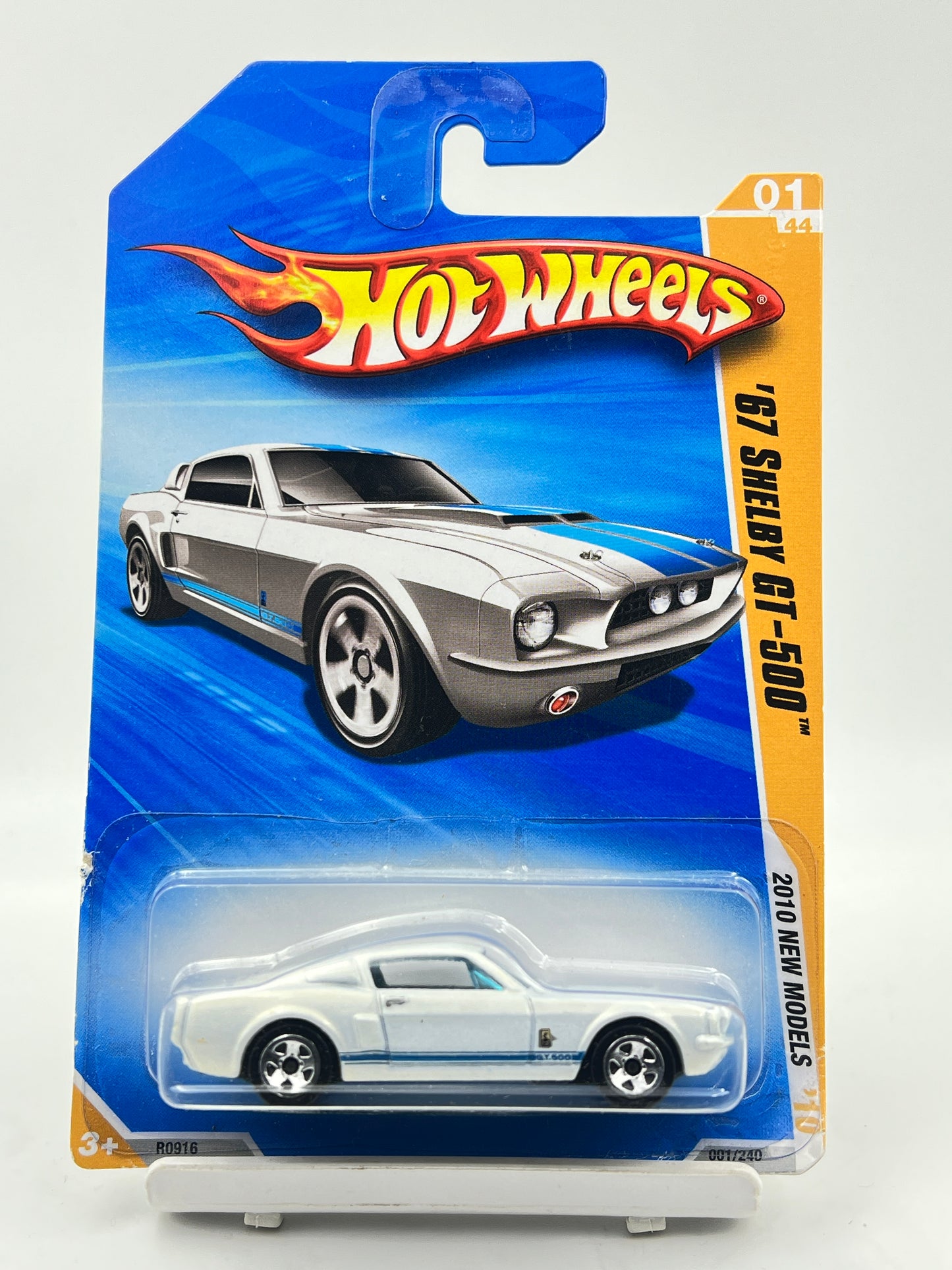 HOT WHEELS - 67 SHELBY GT-500 - WHITE - 6D