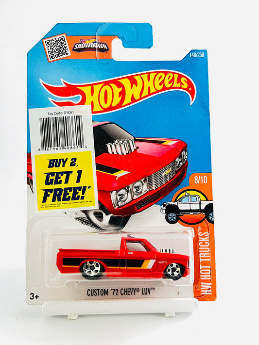 CUSTOM 72 CHEVY LUV  - 3A - Its Fun- Hot wheels - matchbox - diecast