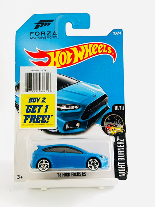 FORZA - 16 FORD FOCUS RS  - 3A - Its Fun- Hot wheels - matchbox - diecast