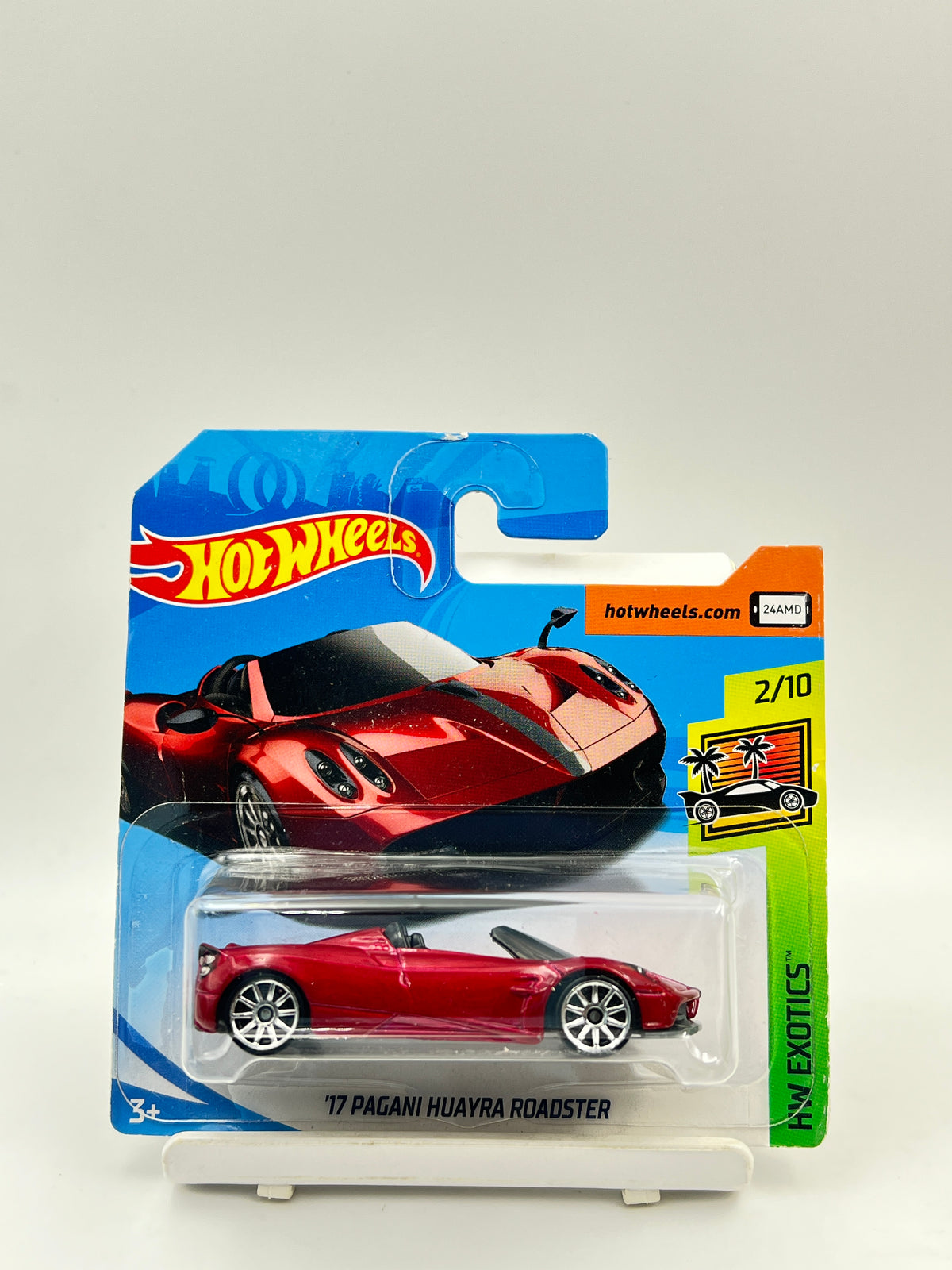 IMPORTED - HOT WHEELS -  17 PAGANI HUAYRA ROADSTER - RED - 2A