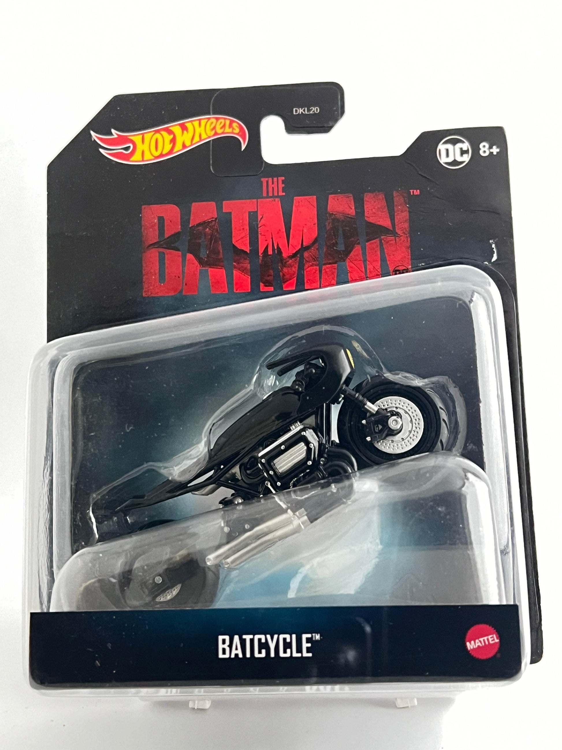1:50 RATIO BATCYCLE -SLIGHT CREASE ON CARD - BLACK - Its Fun