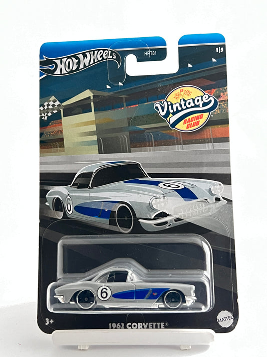 VINTAGE RACING CLUB - 1962 CORVETTE - 4B - Its Fun- Hot wheels - matchbox - diecast