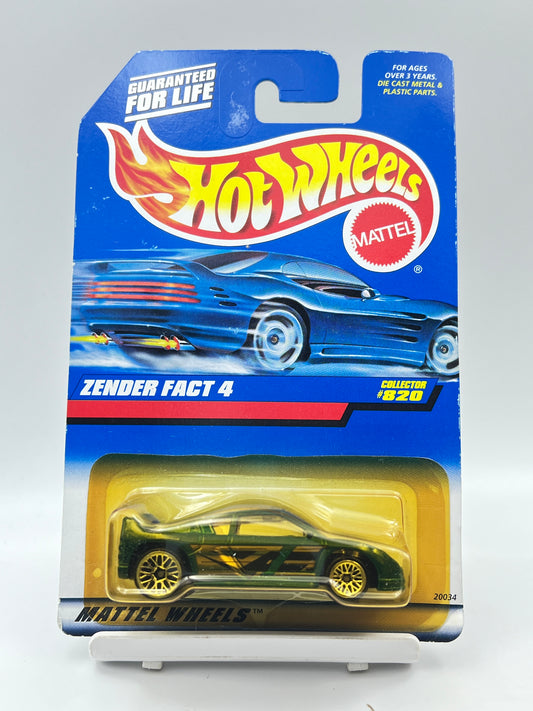 YELLOW BLISTER - IMPORTED - HOT WHEELS -  ZENDER FACT 4 - 6E