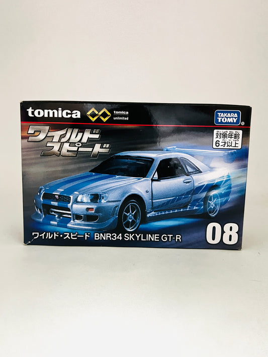 TOMICA - 08 - FAST AND FURIOUS - BNR34 SKYLINE GT-R