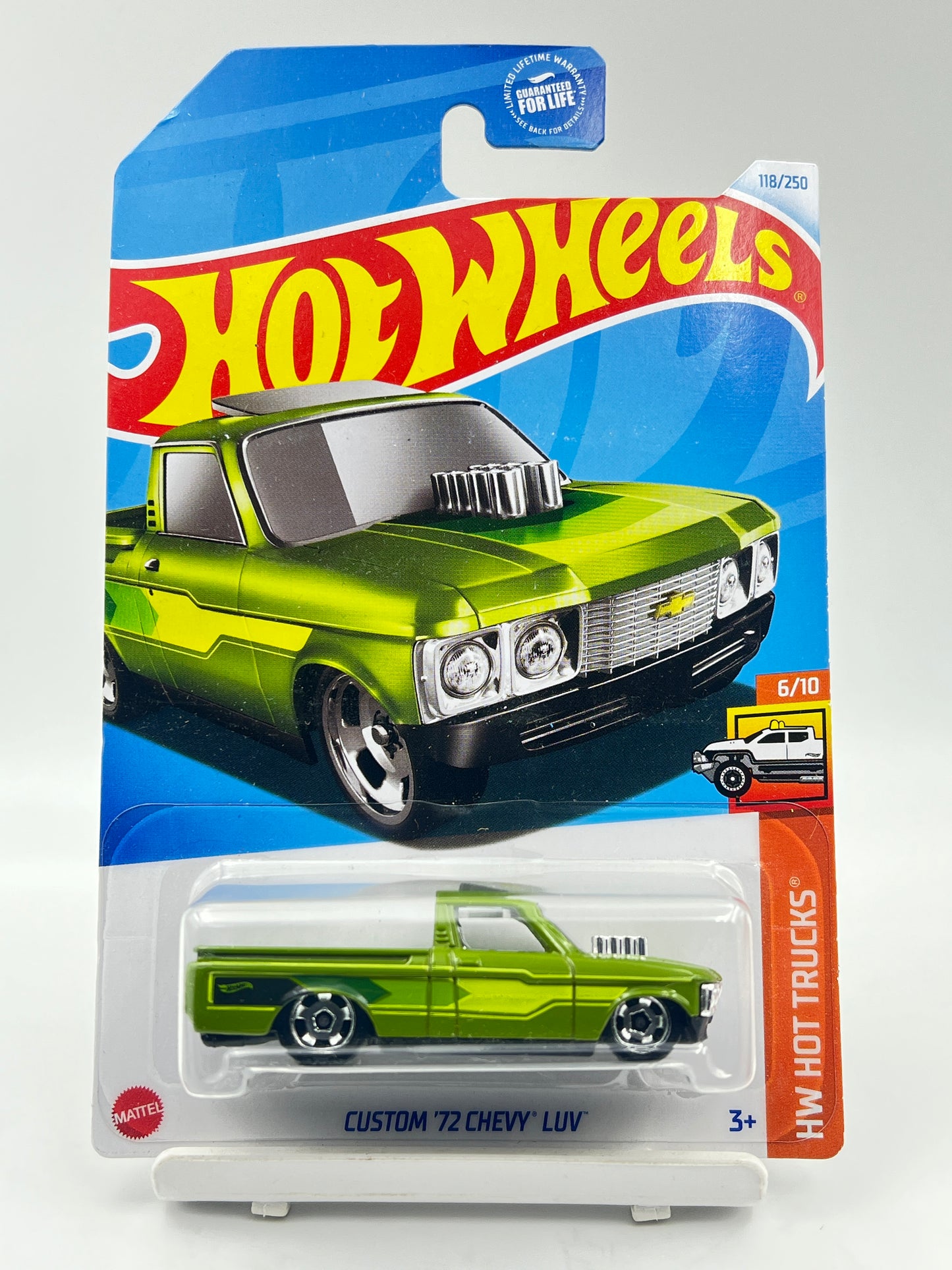 IMPORTED - HOT WHEELS -  CUSTOM 72 CHEVY LUV - GREEN - 6A