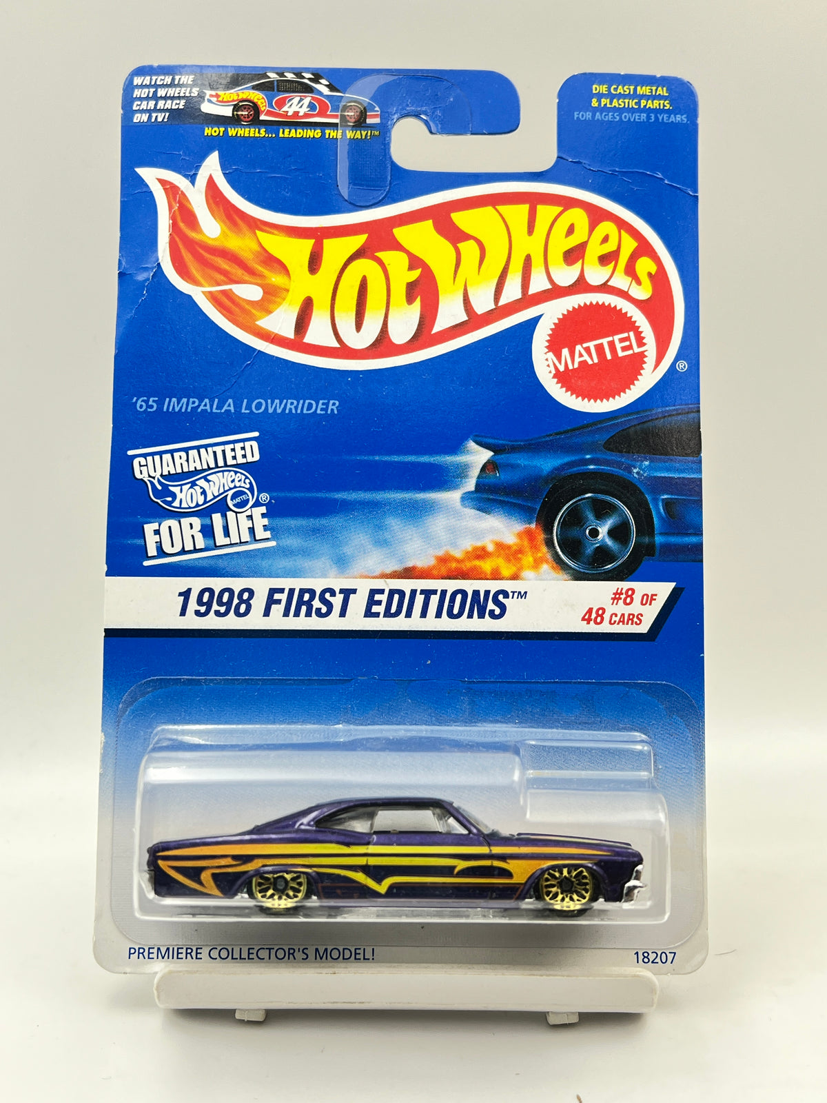 CREASED - IMPORTED - HOT WHEELS -  65 IMPALA LOW RIDER - 6D