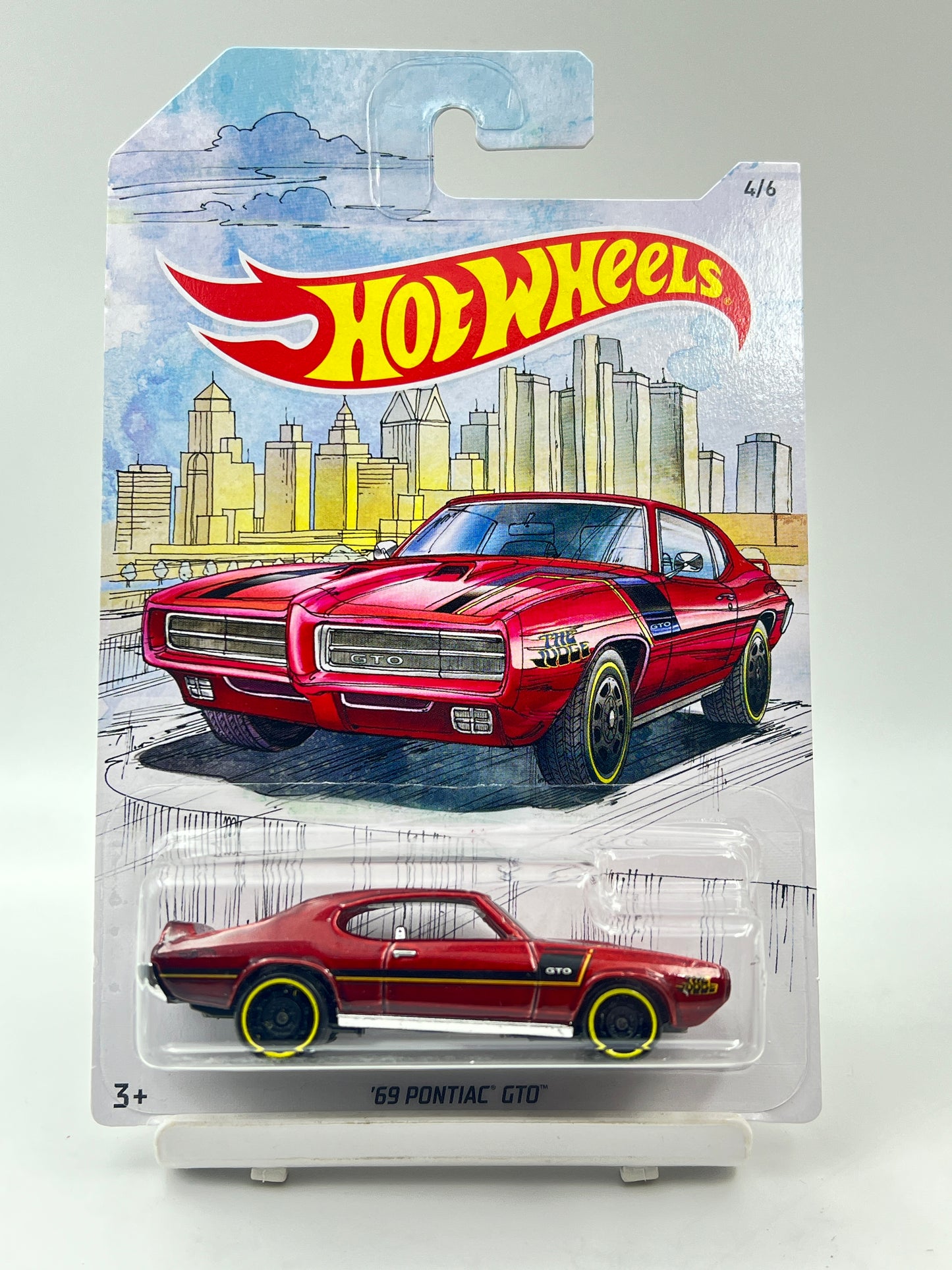 IMPORTED - HOT WHEELS -  69 PONTIAC GTO - 6A