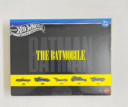 HOT WHEELS - BATMOBILE BOX - SILVER SERIES - SET OF 5 CARS - SEALED